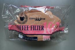 スリーフォー三洋産業　コーヒーフィルター　無漂白　3-5人用　(100枚入)